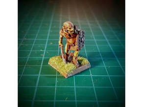 goblin 2 sabre 28mm no supports games dnd fantasy support orc supportless tabletop warhammer 3d print model - Mito3D