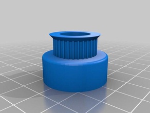 axle pulley 30t v1 parts customized 3d print model - Mito3D