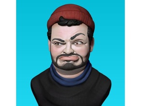 ethan klein caricature art car easy print h3h3 productions podcast 3d print model - Mito3D