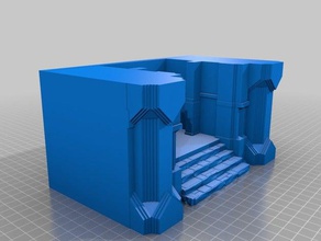 anões portão edifícios e estruturas jogo de tabuleiro senhor do anéis sda a guerra anel 3d print model - Mito3D