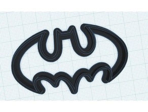 batman cookie cutter kitchen & dining dc comics 3d print model - Mito3D