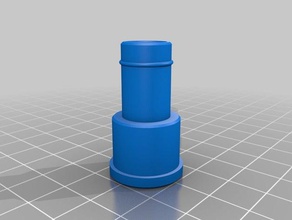 hose adapter modular hydroponic tower garden 3d printing connector hydroponics 3d print model - Mito3D