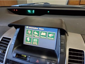 prius der 2 Generation mfd Bildschirm visor Kapuze automotive 3d print model - Mito3D