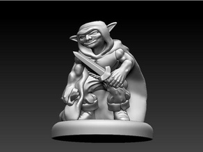 goblin rogue toys & games 28mm 32mm dnd miniature dungeons dragons mini miniatures pathfinder 3d print model - Mito3D