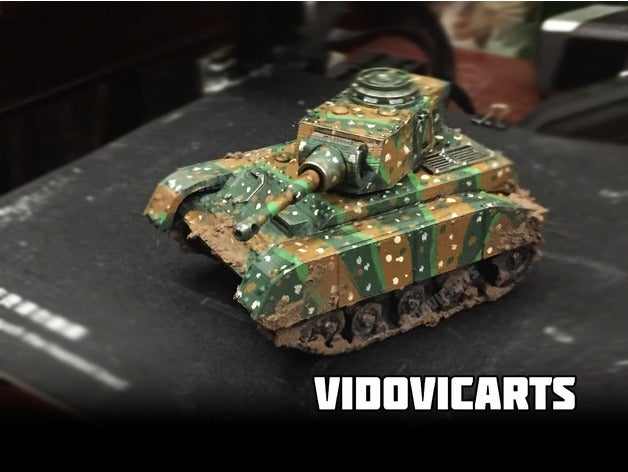 panzerx i veicoli 40k bolt action imperial guardia imperiale da tavolo il serbatoio serbatoi vidovic vidovicarts arti wargame warhammer warhammer40k ww2 tedesco 3D print model - Mito3D