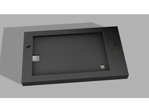 scheda di supporto tablet domotique jeedom murale samsung il 3d print model - Mito3D
