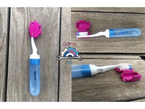toothbrush cover - 3d printing di f r kapa filament filtre kutusu video 2019 printer slash 3 boyutlu yaz c filter simplify3d solidworks tooth holder 3d print model - Mito3D