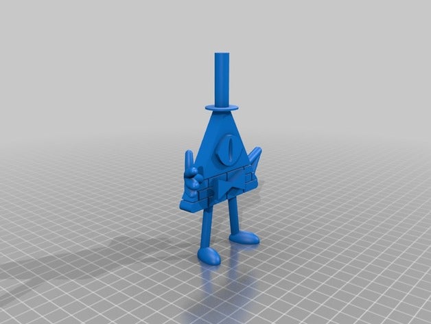 bill cipher statue sculptures 3D print model - Mito3D
