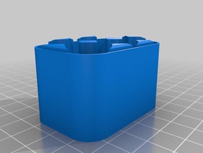 meine kundenspezifische Akku-Fall 123a Container kundengebundene 3d print model - Mito3D