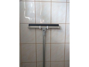 squeegee wall holder bathroom 3d print model - Mito3D