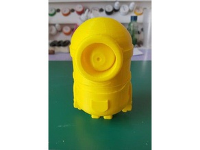 minion piggy bank - threaded conector brinquedo & acessórios para jogos 3d print model - Mito3D