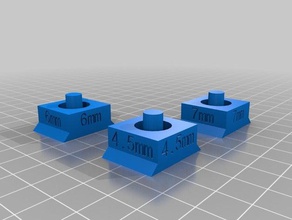 my customized socket holders 1 4 tool & boxes 3d print model - Mito3D