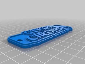 22 cheeseboy Anahtarlık özelleştirilmiş 3d print model - Mito3D