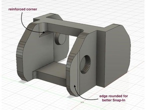 catena portacavi kettenglied parti dragchain k40 3d print model - Mito3D