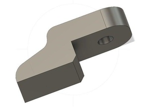 mini support de 4mm inférieur equerre - 4 mm outils le titulaire carré soutien 3d print model - Mito3D