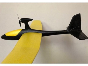pylon glider playtive lidl r c vehicles plane planeur pylone 3d print model - Mito3D