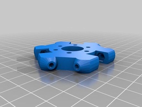 efector kossel mini + apoyo e3d Impresora 3d de las piezas delta v6 3d print model - Mito3D