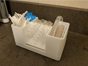 soporte retenedores dentales bloqueo dentaires, y dem s la salle de bains bloqueador soins dentaires dientes soporte-dentaire 3d print model - Mito3D