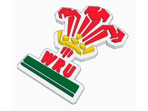 wales national rugby union team logo sport & outdoors japan world cup 3d print model - Mito3D