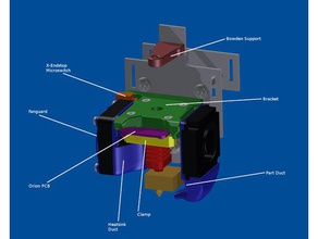 orion x5s partes beta Impressora 3d de peças precisão piezo 3d print model - Mito3D