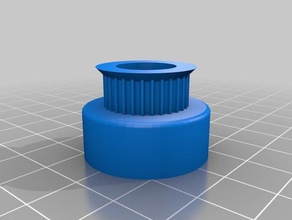 axle pulley 30t v2 1 parts customized 3d print model - Mito3D