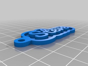 steve key chain customized 3d print model - Mito3D