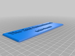 2nd amendment office customized 3d print model - Mito3D