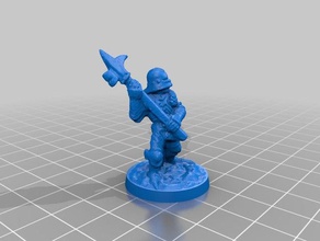 knight hammer toy & game accessories brettonia empire fantasy warhammer 3d print model - Mito3D