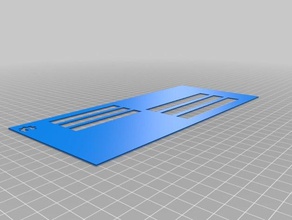 10 us envelope letter writing guide visually impaired 3d print model - Mito3D