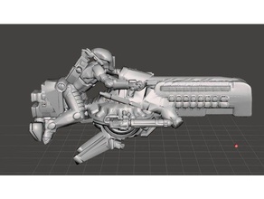 plus grand bien de tau skimmer remix jouets & jeux remplacer scifi soldat la protéine empire warhamer warhammer40k warhammer 40k 3d print model - Mito3D