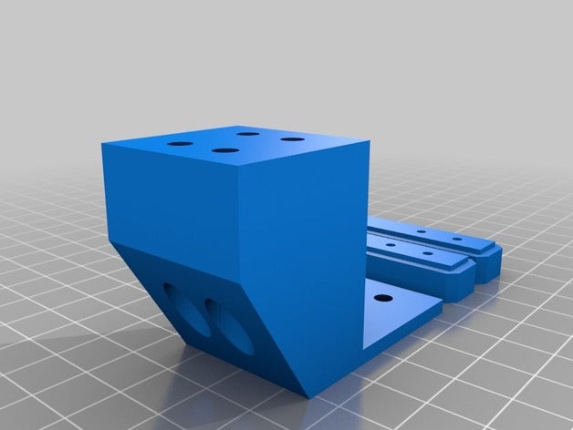 anpassbare ikea vidga Gardinenstange Halterung Haushalt Vorhang Gardinenschiene rail support 3D print model - Mito3D