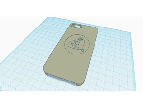 iphone 5 5s se fire fin splatoon case mobile phone 3d print model - Mito3D