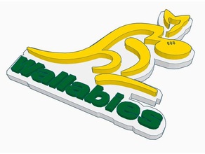 australia national rugby union team logo sport & outdoors japan world cup 3d print model - Mito3D