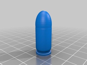 45 acp snap cap bullet 3d print model - Mito3D
