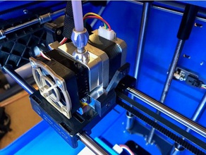 qidi x-one2 x-Achse zu stoppen 3d-Drucker Teile extruder stop tech tech-1 x-one 3d print model - Mito3D