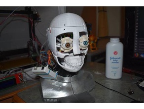 sylvie 2020 animatronic eye mechanism robotics eyeball eyelid puppet robot servo sfx silicone skin 3d print model - Mito3D