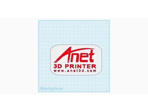 anet logo L'impression 3d L'imprimante a8 fait tinkercad svg wwwanet3dcom 3d print model - Mito3D