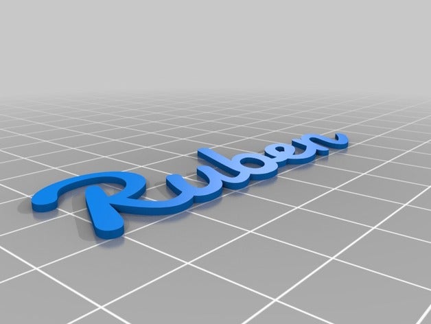 ruben personalizado 3D print model - Mito3D