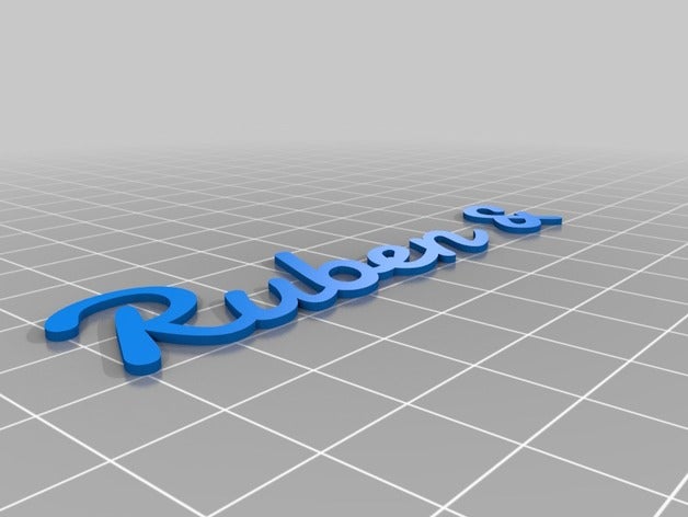 ruben & personalizado 3D print model - Mito3D