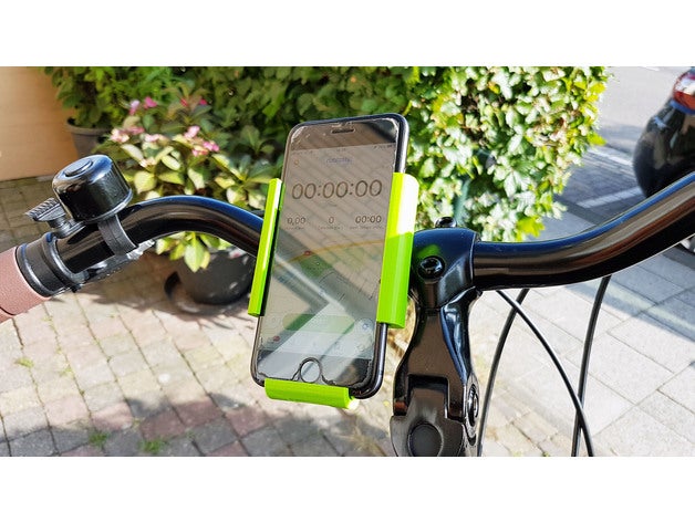 bike phone holder mobile iphone 3D print model - Mito3D