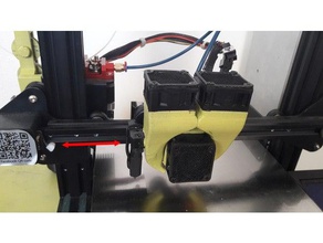 5mm thickness x axis switch bltouch creality ender 3 3d printing endstop extruder microswitch x-axis 3d print model - Mito3D