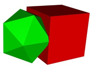 rgl pacote de r teste A impressão 3d testes cubo icosaedro rstudio 3d print model - Mito3D