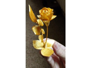 meine synthetischen Blumen Kunst Dekor Dekoration Blume rose 3d print model - Mito3D