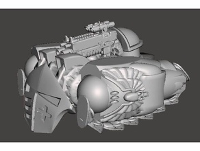 tutto esatto, space marine razorback 40k giochi e giocattoli Scansione 3d warhammer 3d print model - Mito3D