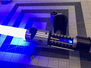 saber forge - unleashed crystal guard props lightsaber saberforge 3d print model - Mito3D