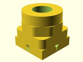 l'étalonnage cube octogone trou du cylindre L'impression 3d tests 3d print model - Mito3D
