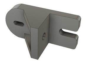 hypercube evolution parametric bed bracket 3d printer parts hevo 3d print model - Mito3D