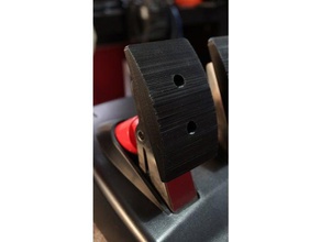 logitech tilton estilo pedal de rostos jogos vídeo g25 a g27 g29 g920 3d print model - Mito3D