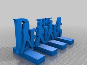 beatles abby road fan art silhouette extruder stop tech tech-1 thebeatles x-axis x-one x-one2 3d print model - Mito3D