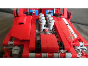 lego truck haube toys & games technic 3d print model - Mito3D